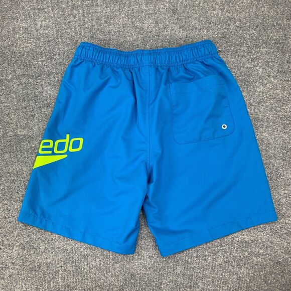 Speedo Volley Short Mens S Small Astral Blue Elastic Waist Lined Swim Trunk - Picture 9 of 12